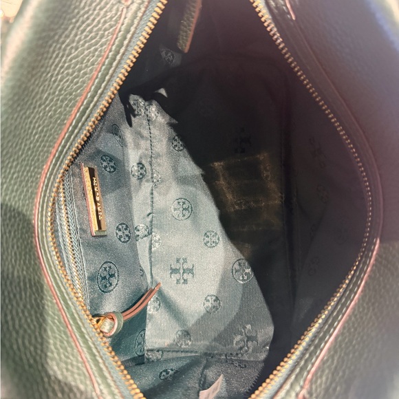 Tory Burch Green Leather Tote Bag - Picture 7 of 7